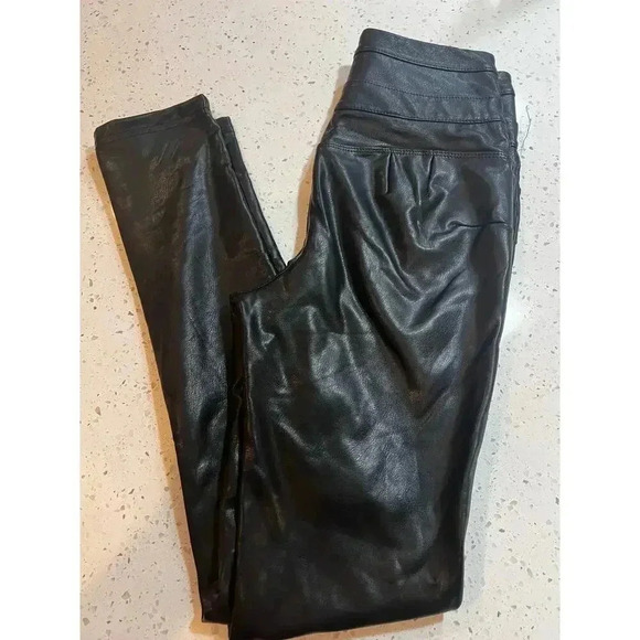 BBJ Los Angeles vegan faux leather pants size 1 - Picture 3 of 5
